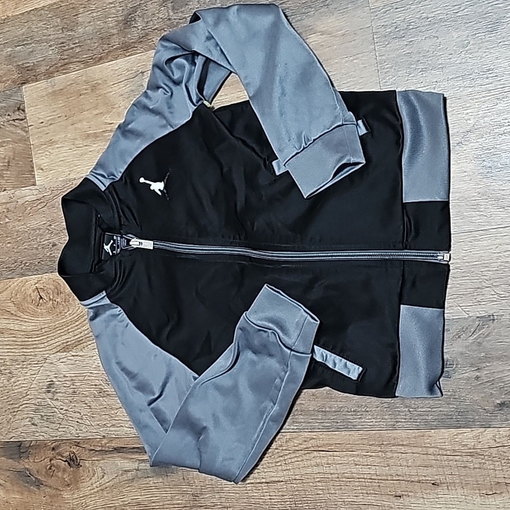 Jordon black and Grey zip up